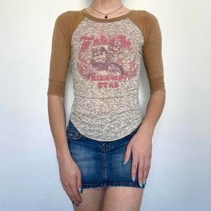 Self esteem graphic mini tee